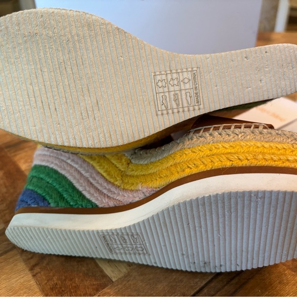 See By Chloe Espadrille Wedge Striped 38 8 Worn once! EUC with box and dustbag - Picture 6 of 6